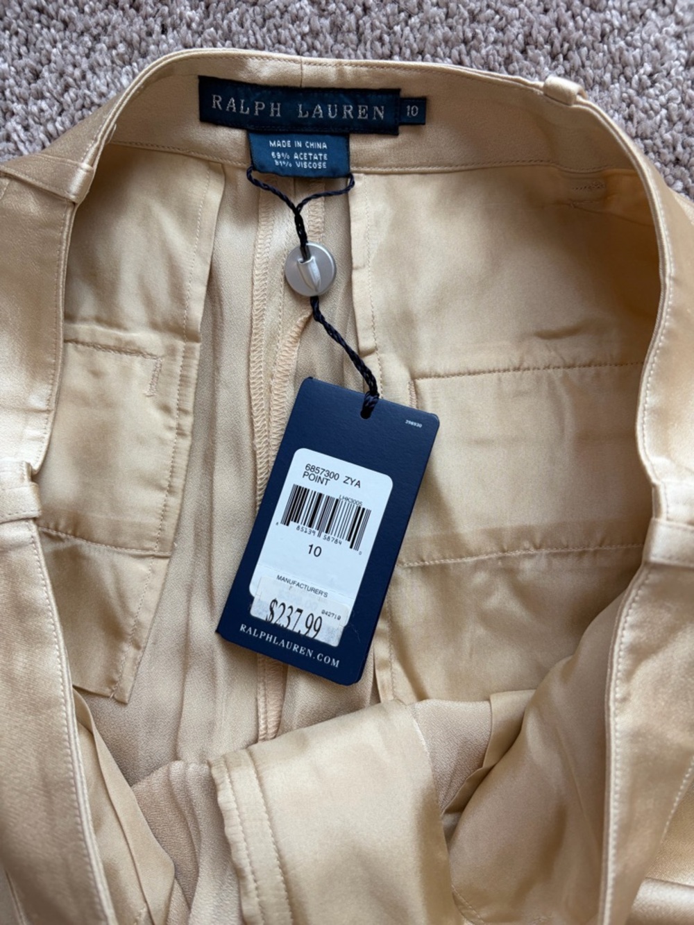 NWT Ralph Lauren Blue Label Equestrian Jodhpur Pants Vintage Deadstock - Picture 4 of 4